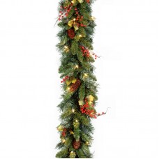 The Holiday Aisle Pre-Lit Classical Garland THLA3297